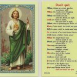 Don't Quit Prayer | Printable Catholic Prayer Cards