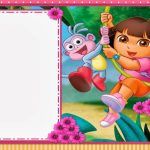Dora The Explorer: Free Printable Invitations, Boxes And Party | Dora Birthday Cards Free Printable