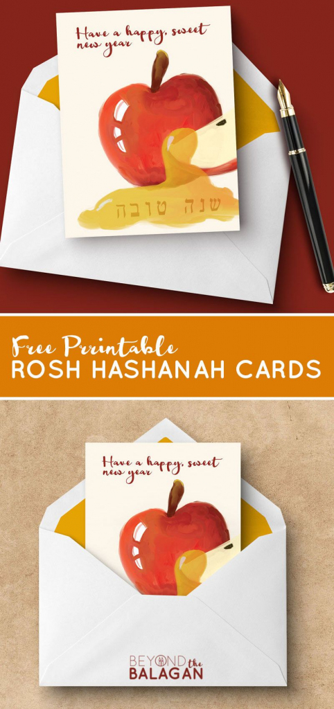 Rosh Hashanah Greeting Cards Printable - Printable Card Free