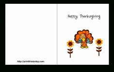 Printable Thanksgiving Cards For Kids