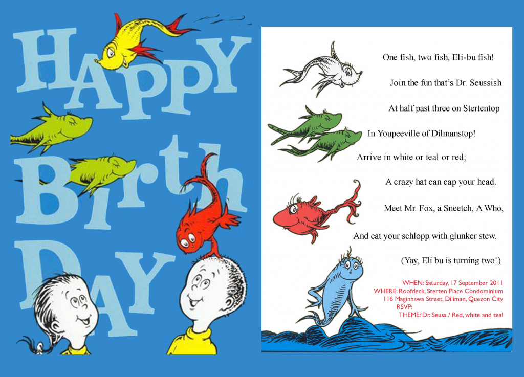 Dr Seuss Birthday Invitations Dr Seuss Birthday Invitations Along | Dr Seuss Birthday Card Printable
