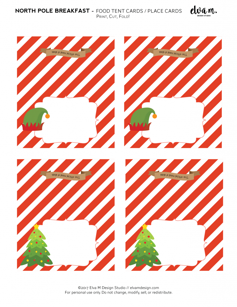 Free Printable Christmas Tent Cards Printable Free Templates Download