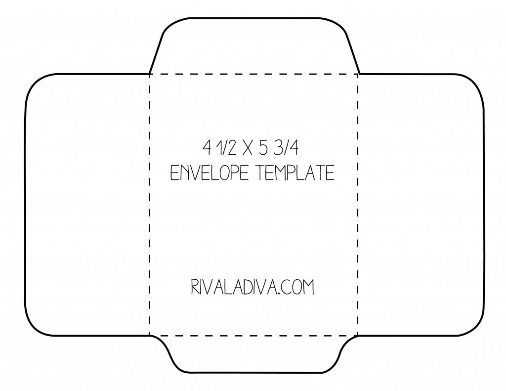 4X6 Envelope Template