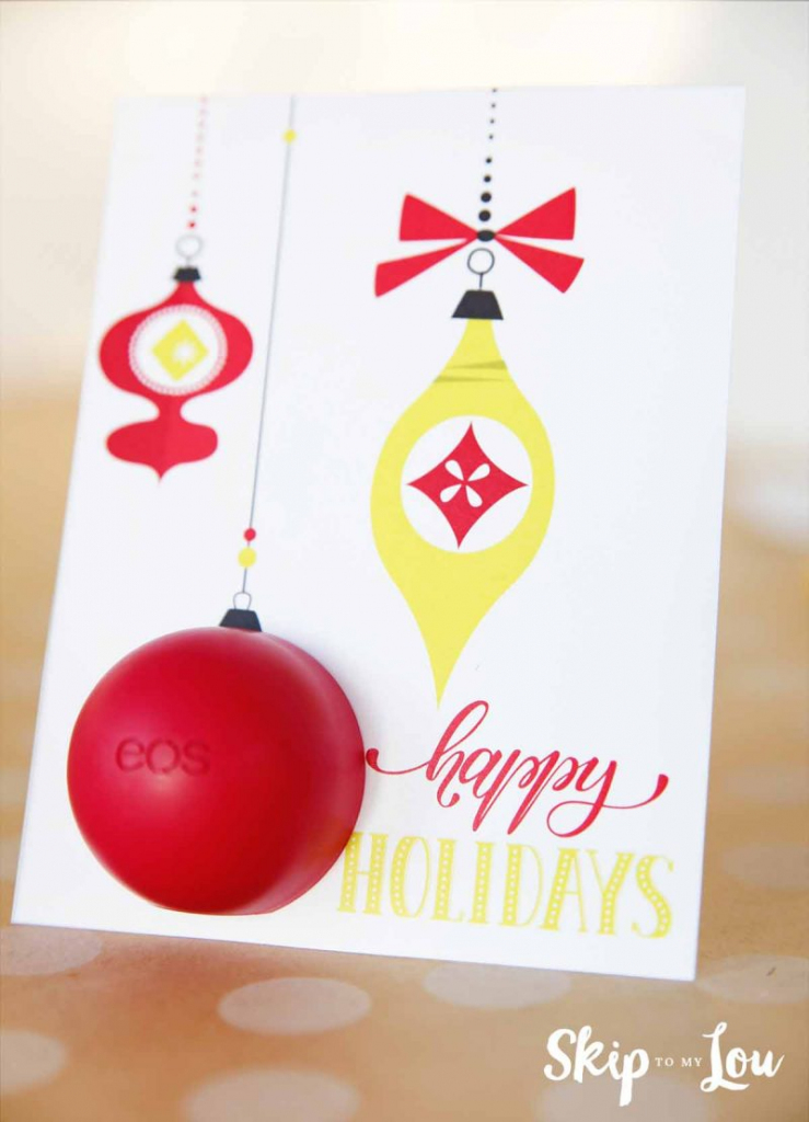 Eos Free Printable Holiday Card | Skip To My Lou | Free Printable Happy Holidays Greeting Cards