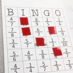 Equivalent Fraction Bingo | Elementary Education Collaborative Board | Fraction Bingo Cards Printable Free