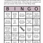 Esl Bingo Free Worksheet: Stand Up Bingo   All Esl | Esl Bingo Cards Printable