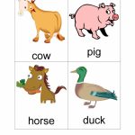 Farm Flash Cards (Set Of 16) Worksheet   Free Esl Printable | Free Printable Farm Animal Flash Cards