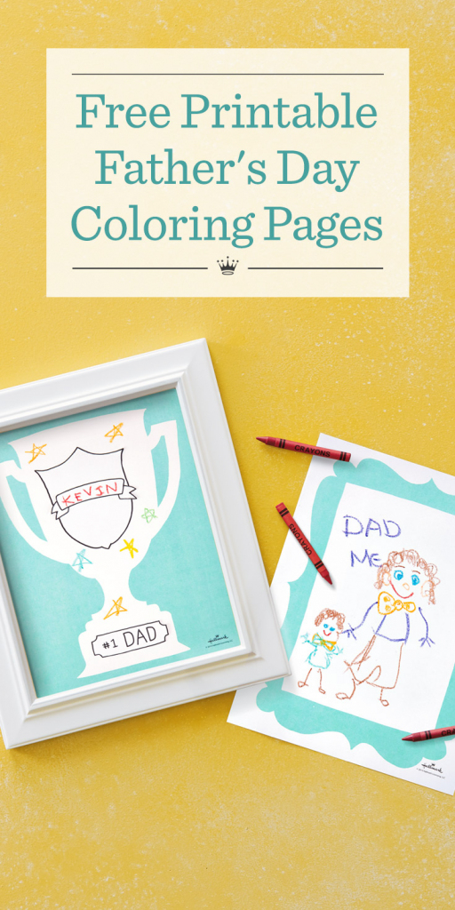 Father&amp;#039;s Day Coloring Pages | Hallmark Ideas &amp;amp; Inspiration | Hallmark Free Printable Fathers Day Cards
