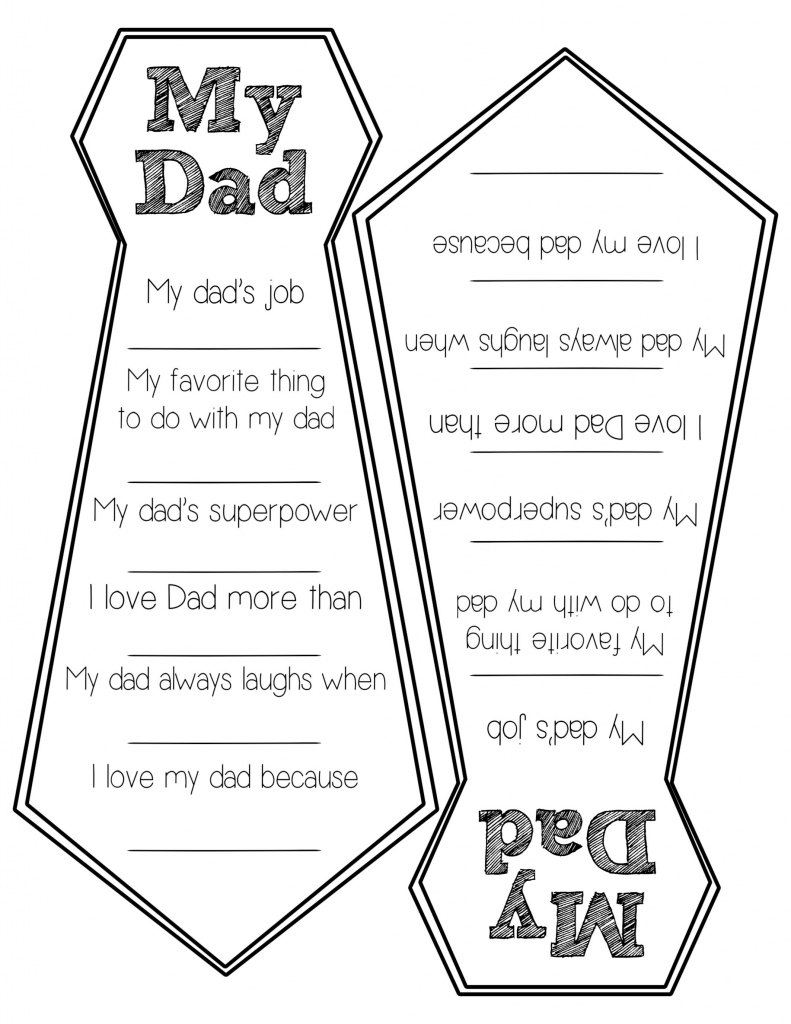 Fathers-Day-Fill-In 2,125×2,750 Pixels | School Stuff | Printable Fathers Day Cards For Kids