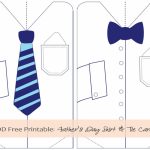 Father's Day Tie Printables | In Honor Of Design: Diy: Free | Father&#039;s Day Tie Card Printable