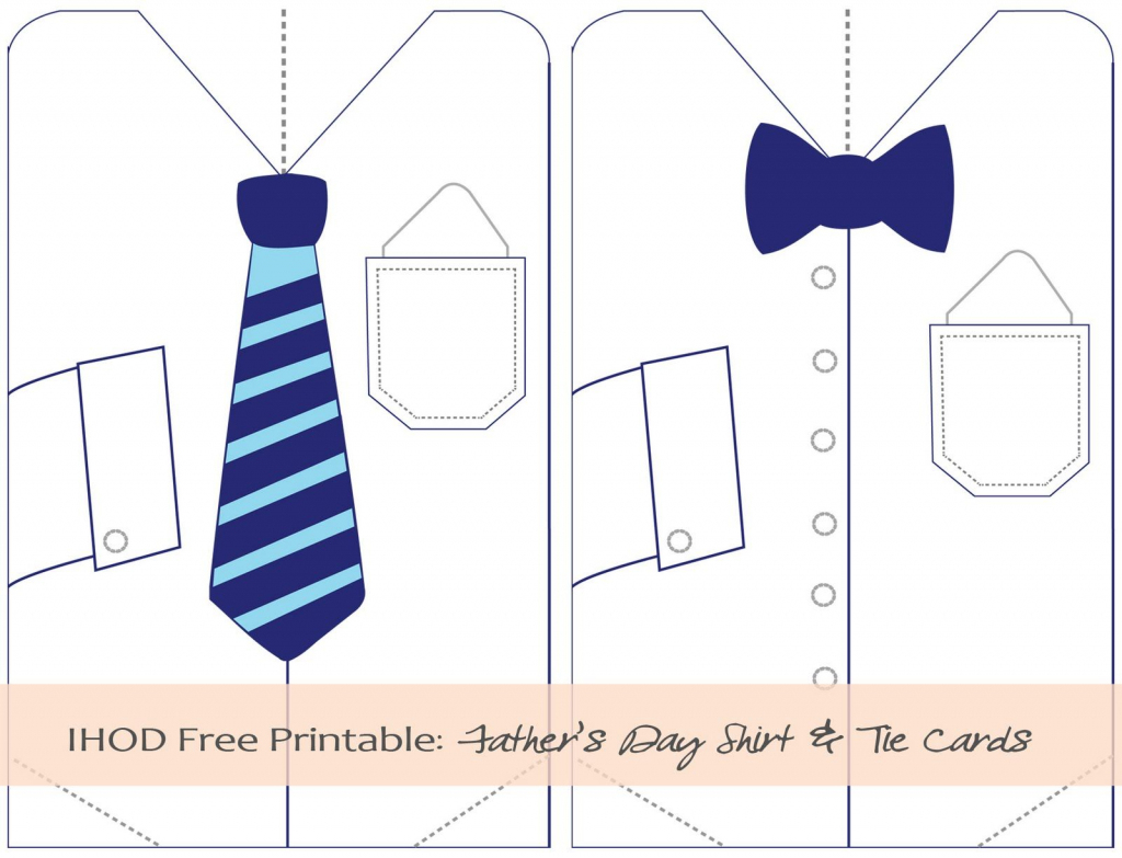 Father&amp;#039;s Day Tie Printables | In Honor Of Design: Diy: Free | Father&amp;amp;#039;s Day Tie Card Printable