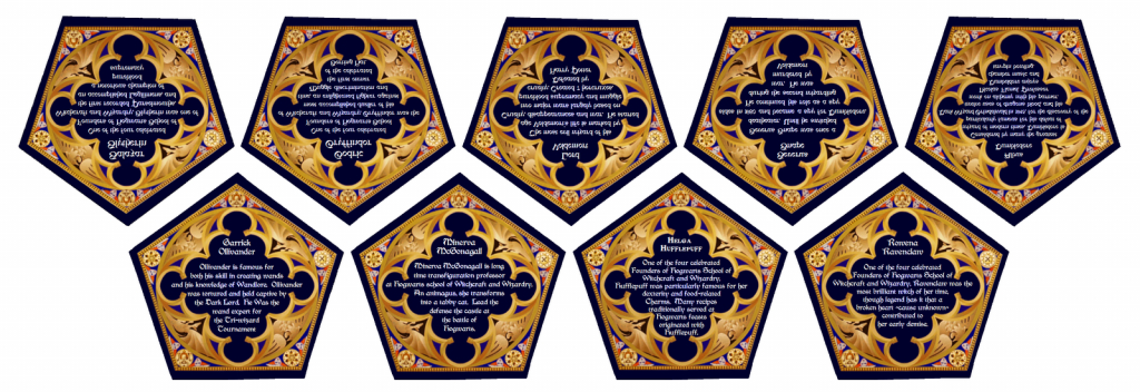 File:harry Potter - Candy - Chocolate Frog Cards - Back | Harry Potter Chocolate Frog Cards Printable