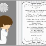 First Communion Invitations Templates   Under.bergdorfbib.co | First Holy Communion Cards Printable Free