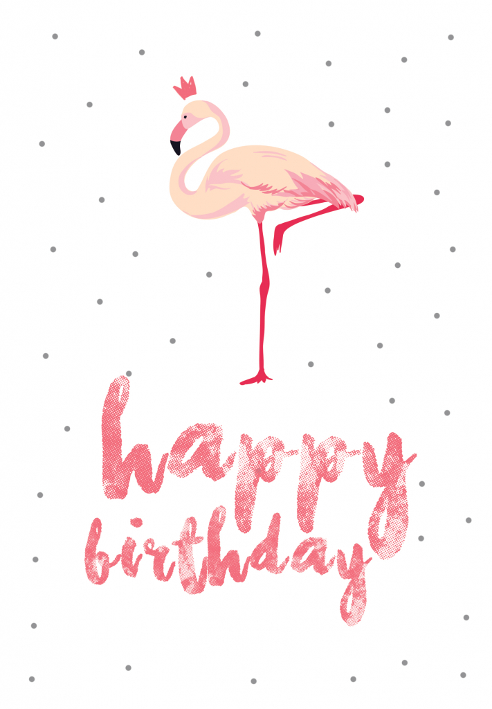 Flamingo Birthday - Free Printable Birthday Card | Greetings Island | Cards For Birthdays Printable