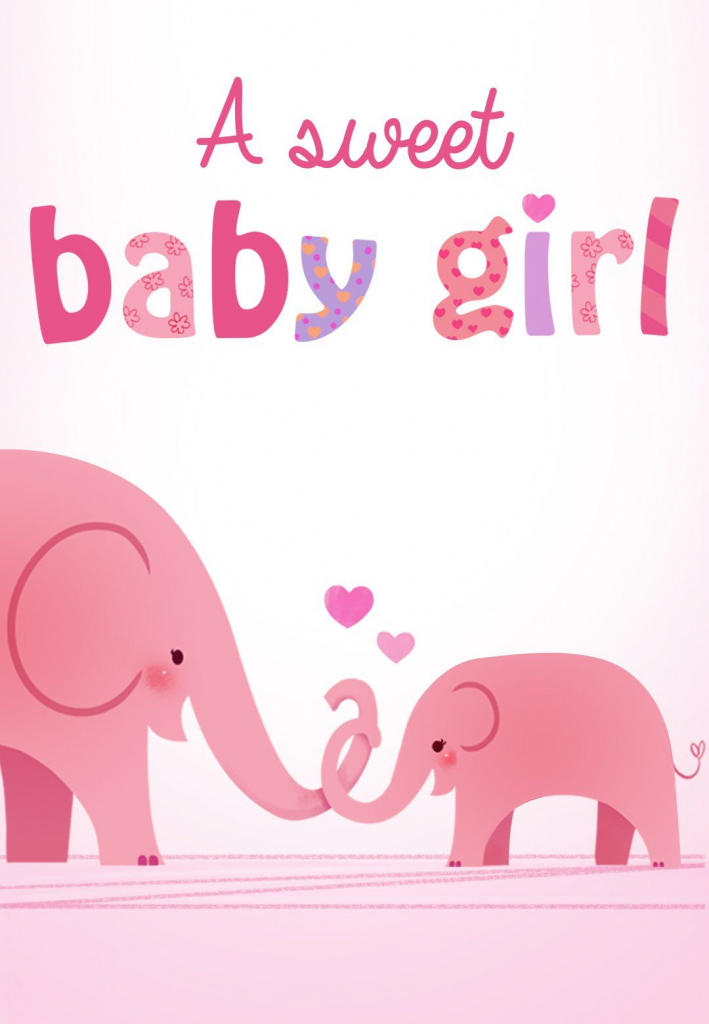 Forever In Your Heart - Free Printable New Baby Card | Greetings | Congratulations On Your Baby Girl Free Printable Cards