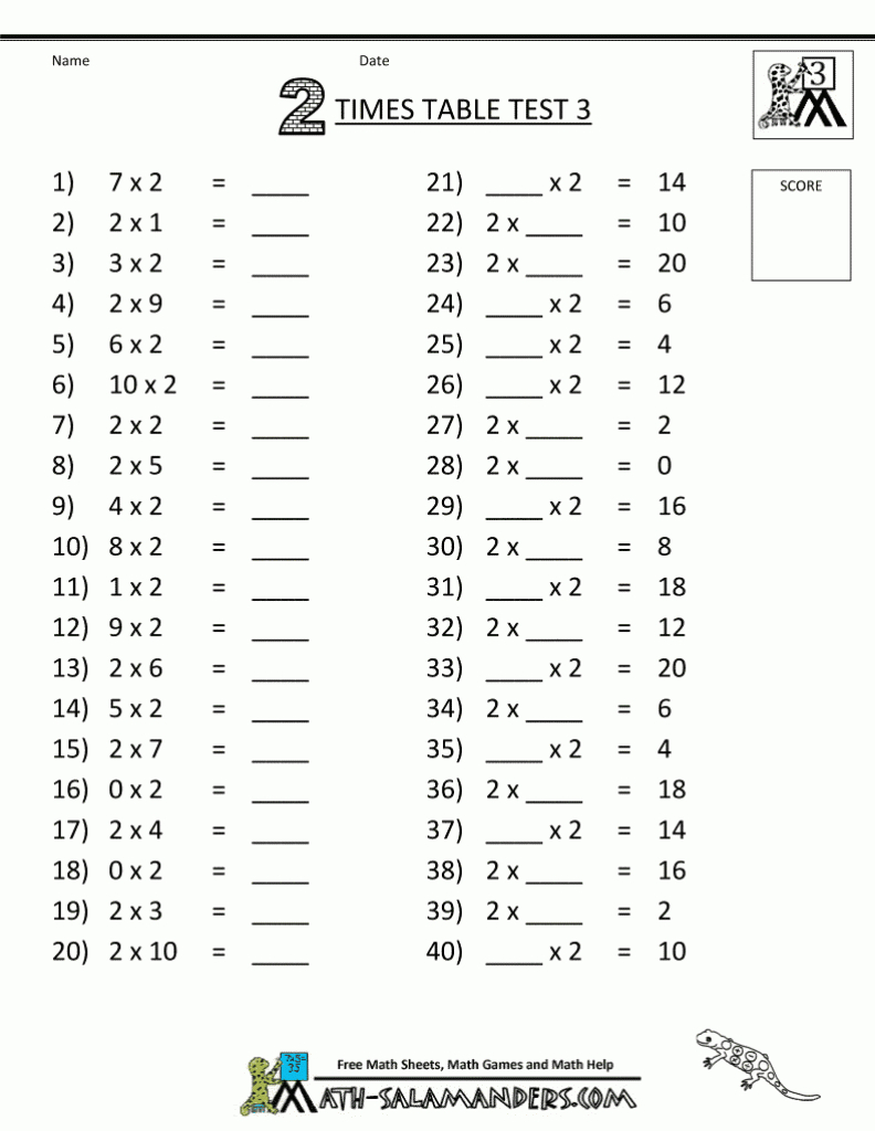 math flash cards printable