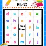 Free Alphabet Bingo Printable For Kids · The Inspiration Edit | Abc Bingo Cards Printable