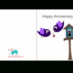 Free Anniversary Cards To Print | Free Printable Anniversary Cards | Anniversary Cards Printable For Parents