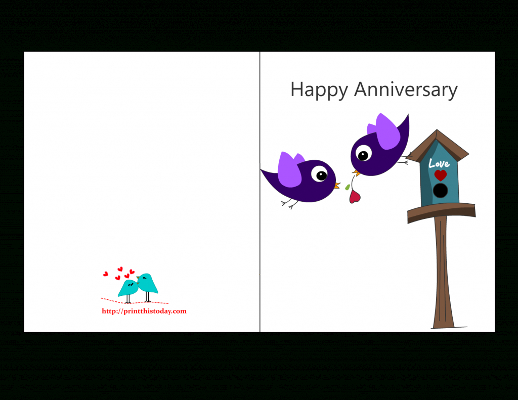 Free Anniversary Cards To Print | Free Printable Anniversary Cards | Anniversary Cards Printable For Parents