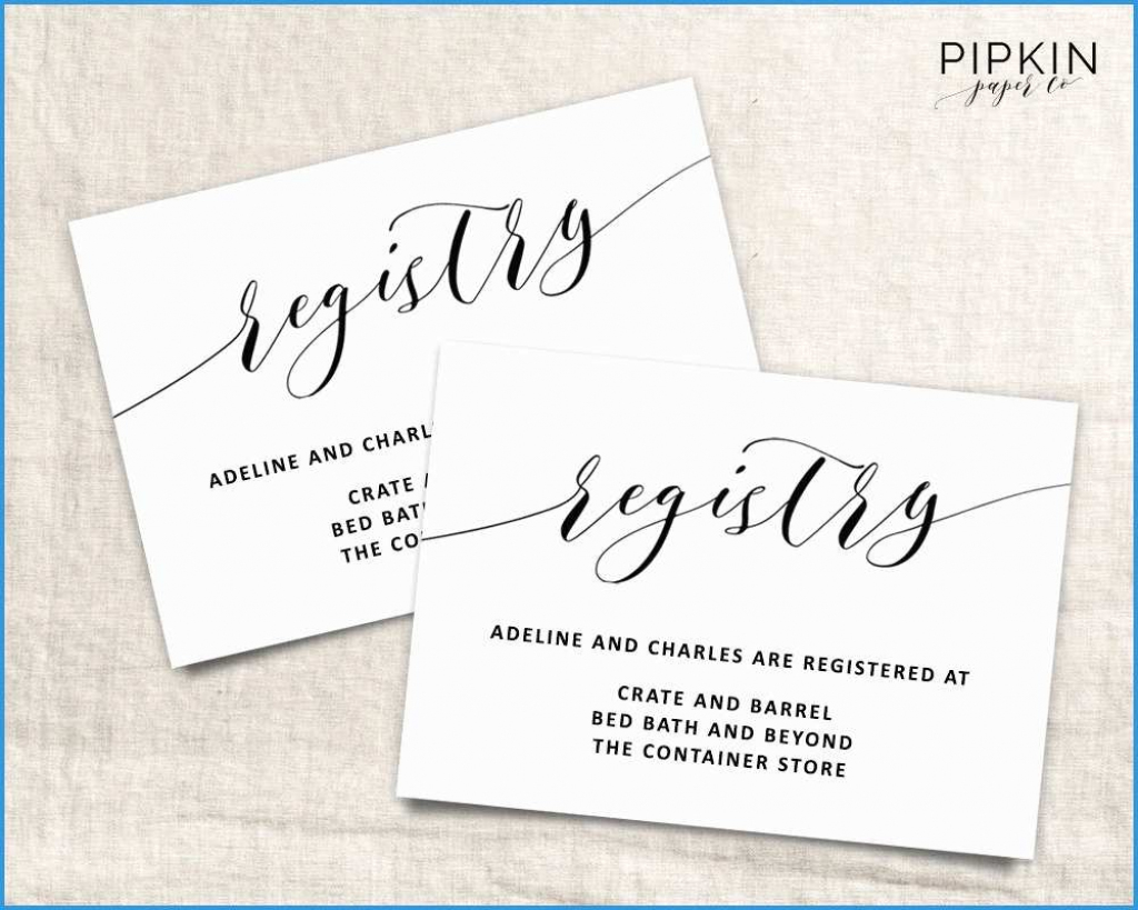 Free Printable Baby Registry Cards Printable Card Free