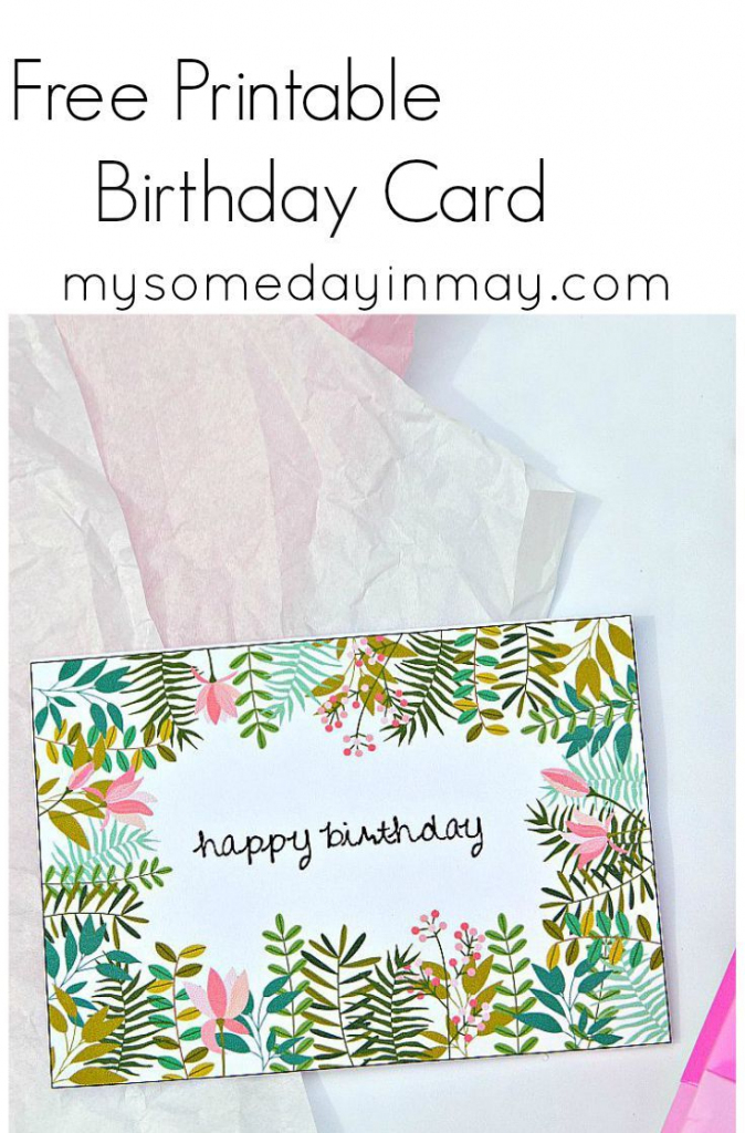 Free Birthday Card | Birthday Ideas | Free Printable Birthday Cards | Cards For Birthdays Printable