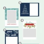 Free Christmas Card Templates   The Crazy Craft Lady | Free Printable Christmas Card Templates