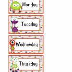 Free Days Of The Week Worksheets | Activity Shelter | Free Printable Days Of The Week Cards