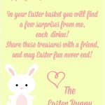 Free Easter Printables {Notes From The Easter Bunny}   | Craft Ideas | Free Printable Easter Cards For Grandchildren