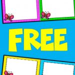 Free Editable Spring Card Templates | Butterflies | Butterfly | Free Printable Blank Task Cards