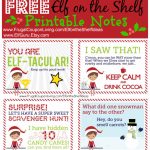Free Elf On The Shelf Notes. | Holiday Inspirations! | Elf On The | Elf On The Shelf Printable Note Cards
