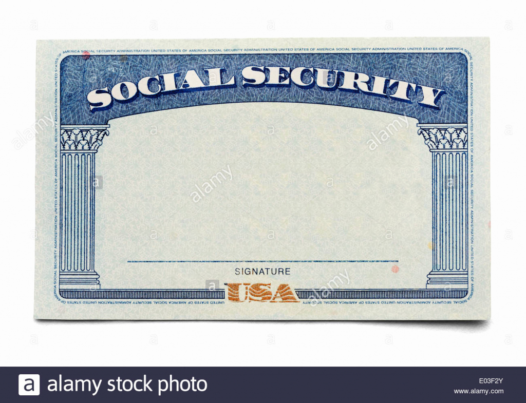 Printable Social Security Card Template Printable Card Free