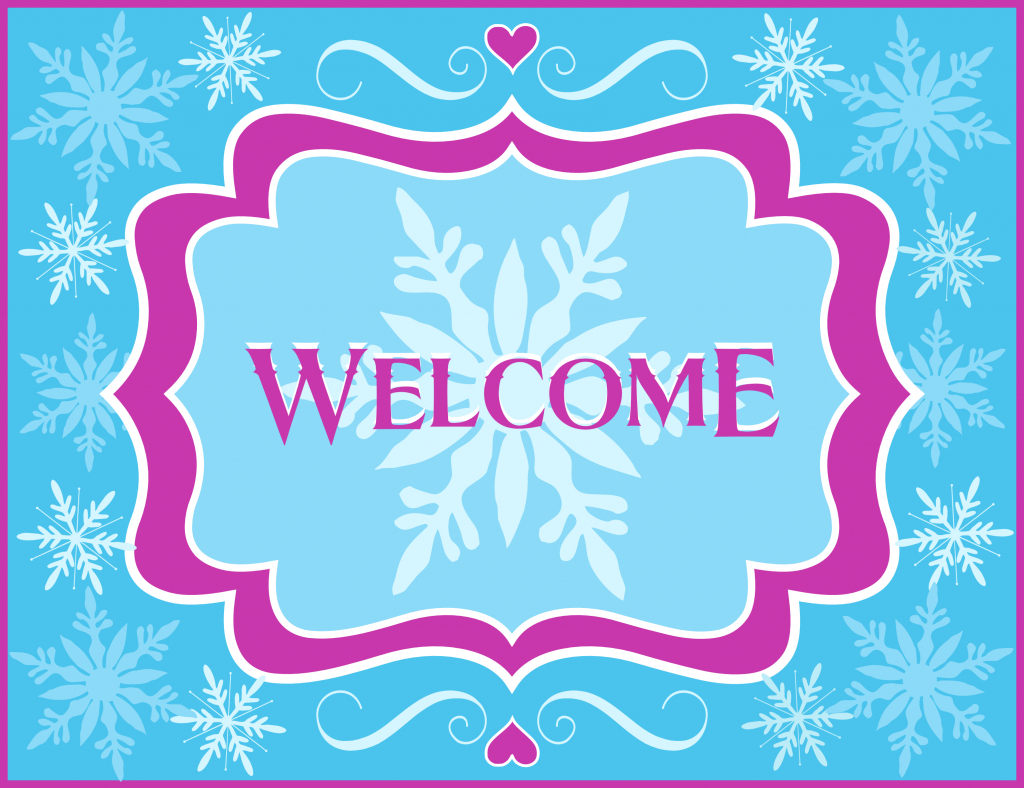 Free Frozen Party Printables From Printabelle | Catch My Party | Free Printable Welcome Cards
