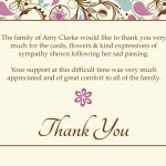 Free Funeral Thank You Cards Templates Ideas | "worth Knowing | Thank You Sympathy Cards Free Printable