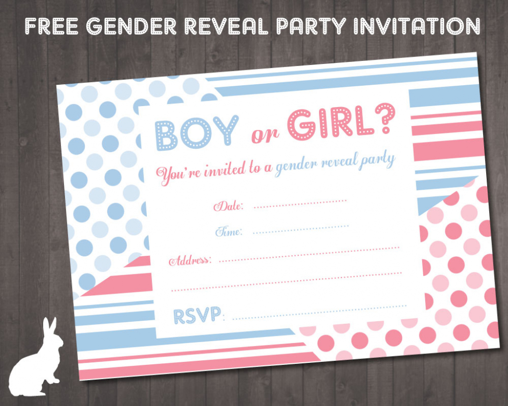 Free Gender Reveal Party Invitation | Free Party Invitationsruby | Printable Gender Reveal Voting Cards