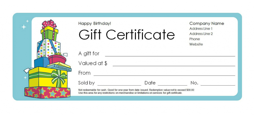 Free Gift Certificate Templates You Can Customize | Printable Gift Card Template