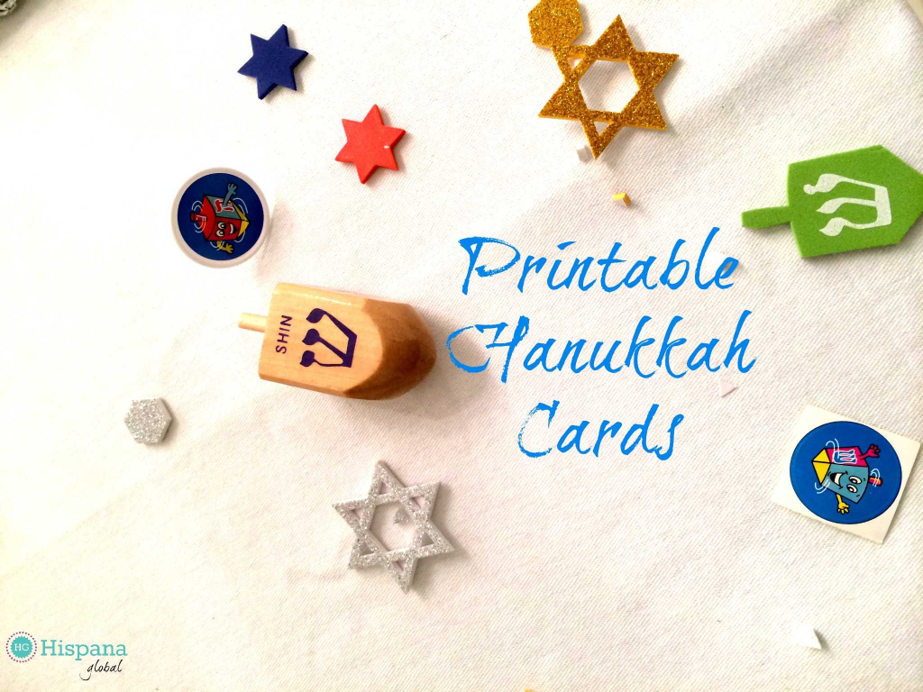 Free Hanukkah Cards - Hispana Global | Printable Hanukkah Cards To Color