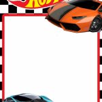 Free Hot Wheels Lamborghini Invitation | Free Printable Birthday | Hot Wheels Birthday Cards Printable