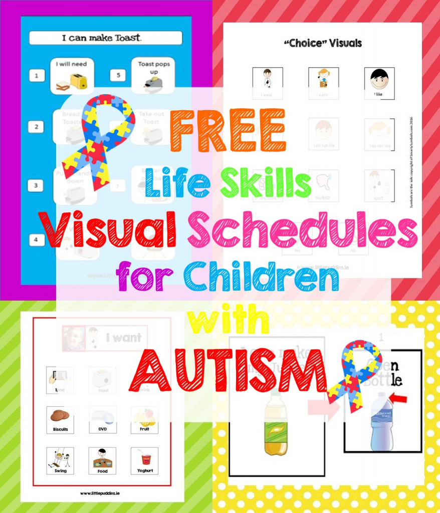 Free Life Skills Printable – Little Puddins Free Printables | Picture Cards For Autism Printable