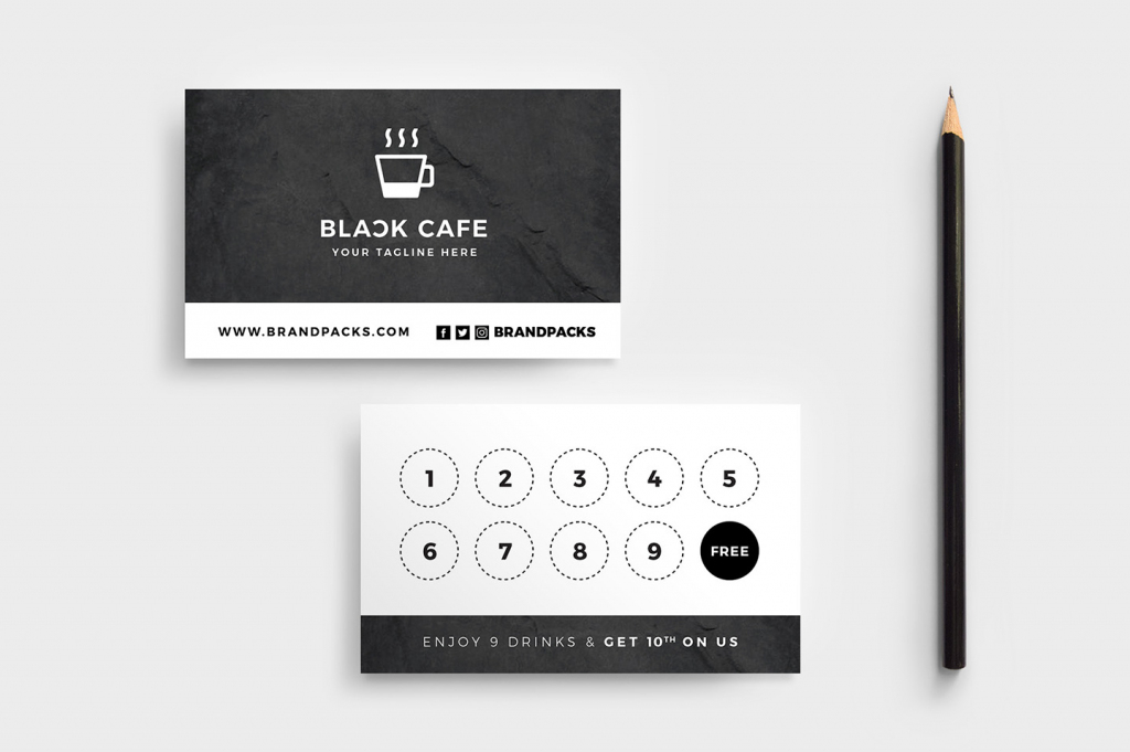 Free Loyalty Card Templates - Psd, Ai &amp;amp; Vector - Brandpacks | Free Printable Loyalty Card Template