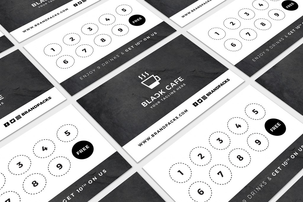 Free Loyalty Card Templates - Psd, Ai &amp;amp; Vector - Brandpacks | Free Printable Loyalty Card Template