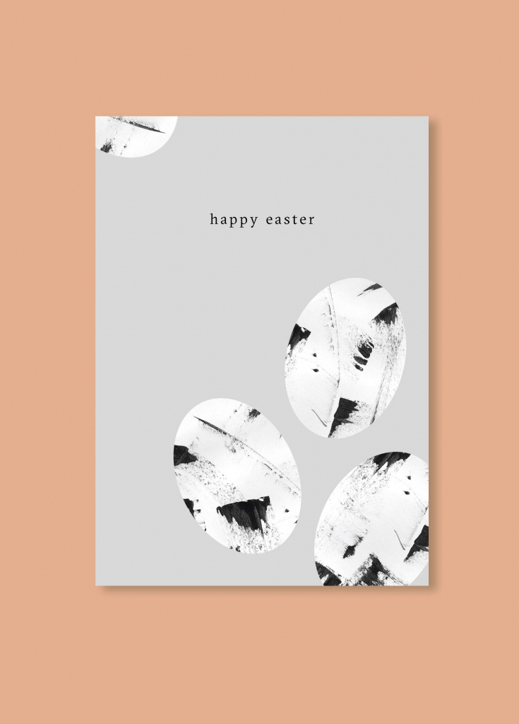 Free Minimalistic Easter Card | Invites // Paper Love | Diy Easter | Free Printable Easter Greeting Cards