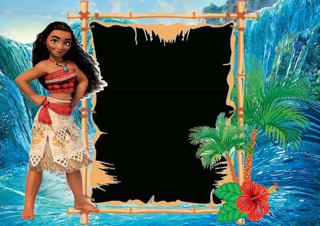 Free Moana Birthday Invitation Template | Moana (Disney) Printables | Moana Birthday Card Printable