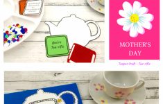 Teapot Mother's Day Card Printable Template