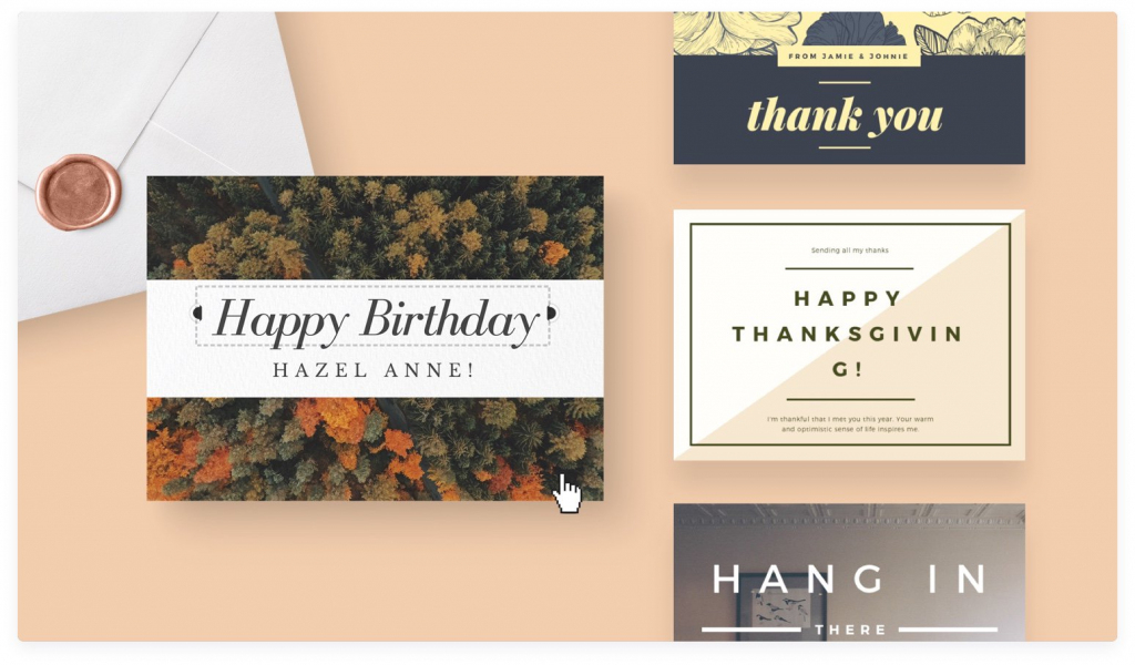 Free Online Card Maker: Create Custom Designs Online | Canva | Printable Greeting Card Maker