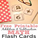 Free Printable Addition And Subtraction Math Flash Cards   Simple | Flash Cards Addition And Subtraction 1 20 Printable