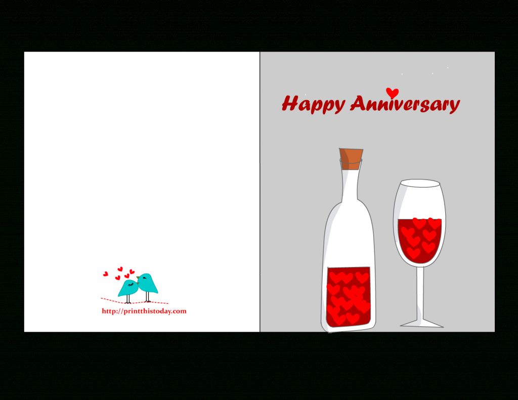 Free Printable Anniversary Cards | Printable Wedding Anniversary Cards