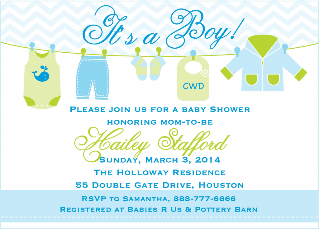 Free Printable Baby Boy Shower Invitation Templates Elegant Baby | Free Printable Baby Shower Cards Templates