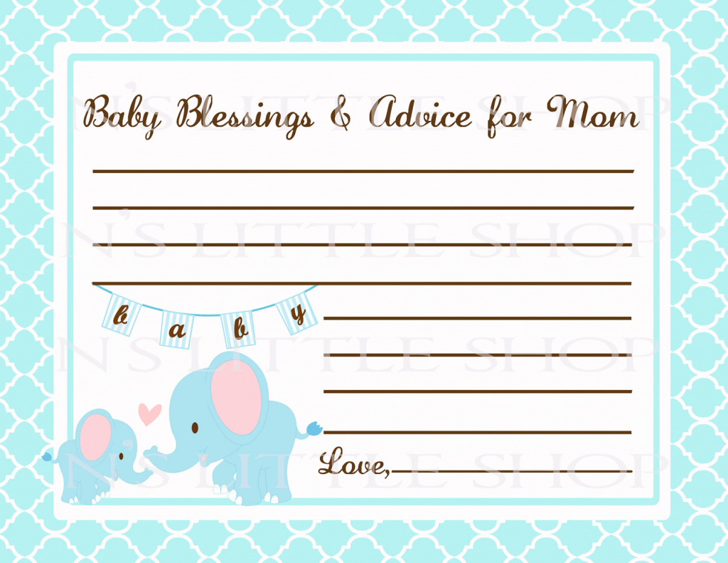 Free Printable Baby Shower Advice Cards - Printable Cards | Free Printable Baby Advice Cards