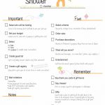 Free Printable Baby Shower Checklist |  Paste The Link Below Into | Free Printable Baby Registry Cards