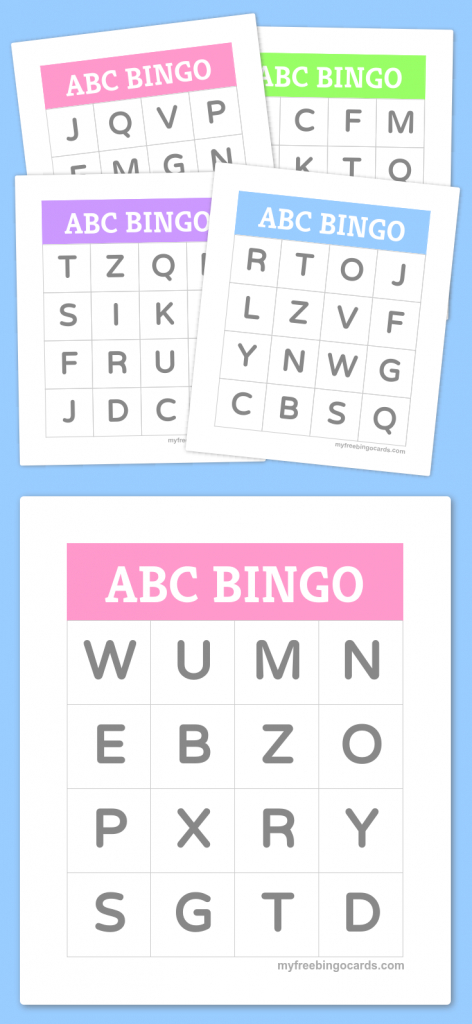 Free Printable Bingo Cards | Bingo Cards | Alphabet Bingo, Preschool | Abc Bingo Cards Printable